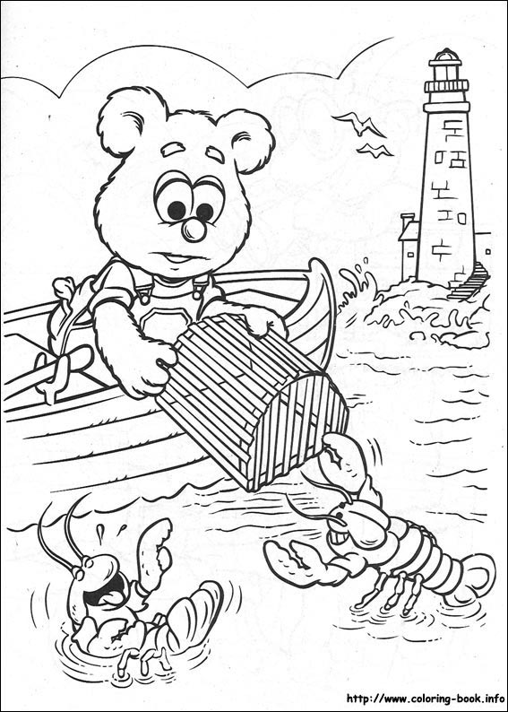 Muppet Babies coloring picture